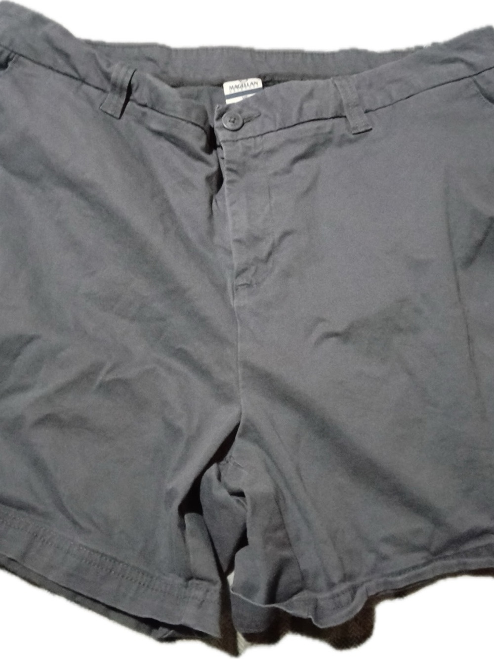 Magellan Outdoors women’s Flat Front Shorts - Charcoal Gray